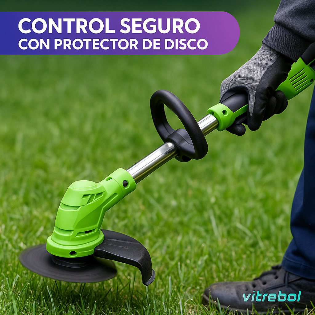 Cortadora de Césped Inalámbrica incluye 2 Baterías
