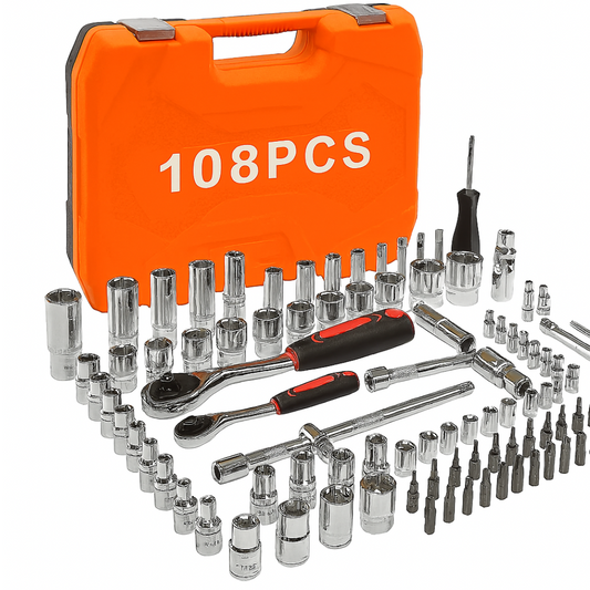 🔧 Set de Herramientas 108 Piezas – Poder Total en tus Manos
