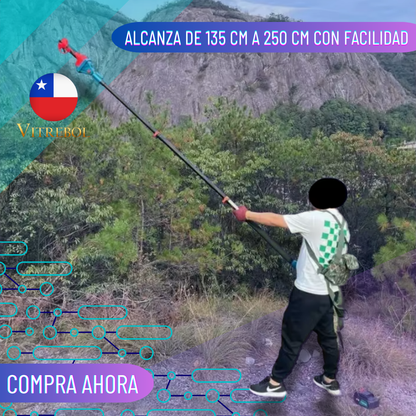 Barra Telescópica de Extensión: Ajustable de 135 cm a 250 cm para Llegar Más Alto