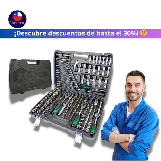 Set de Herramientas de 216 piezas - Para todos tus trabajos