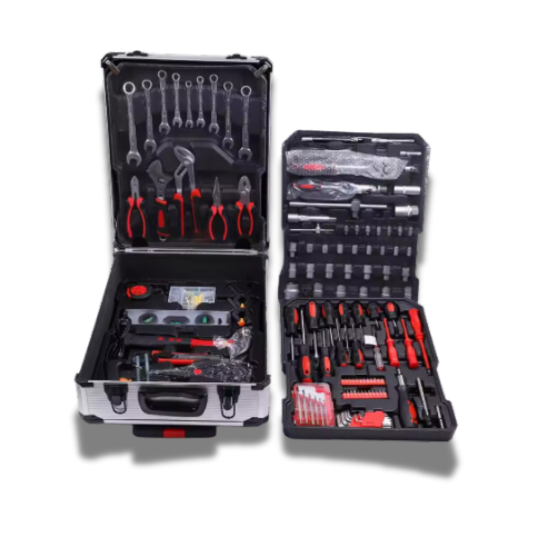 Maleta de herramienta de 4 niveles y 187 Piezas