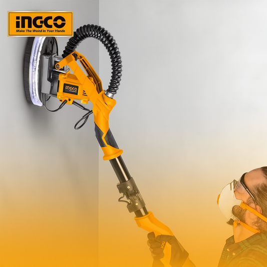 Lijadora Ingco 1050W con 12 Discos de 225 mm – Potencia, Precisión y Comodidad