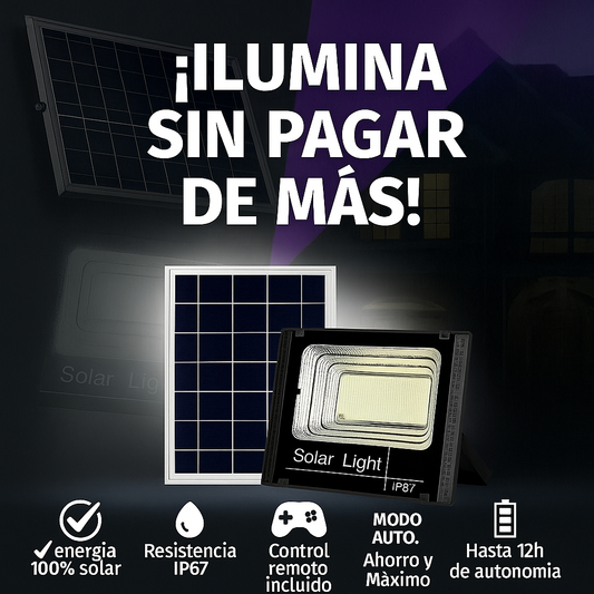 Foco Solar 400W LED