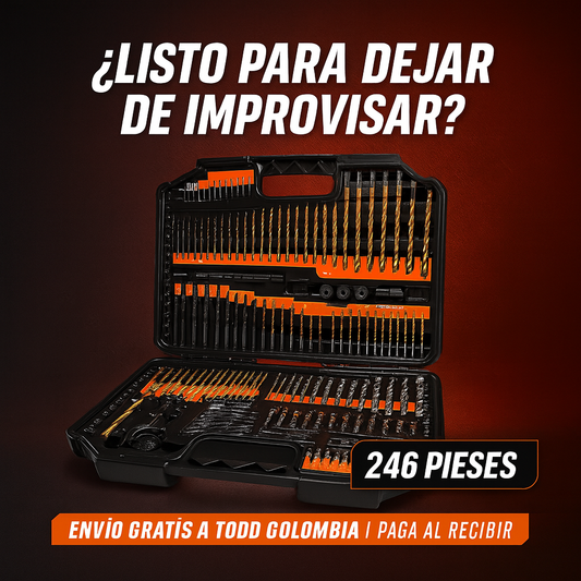 Juego de 246 Brocas y Puntas