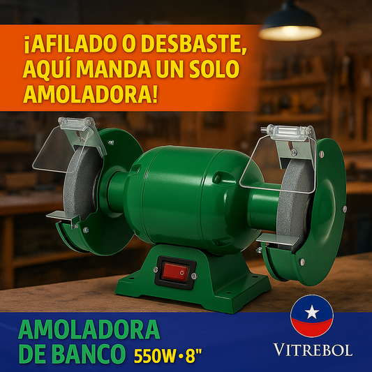 Esmeril De Banco 5 13 Hps - Marca: X-FORCE Origen: Japón.
