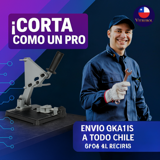 SOPORTE ADAPTADOR PARA ESMERIL 4 1/2" – CONVIÉRTELO EN UNA TRONZADORA