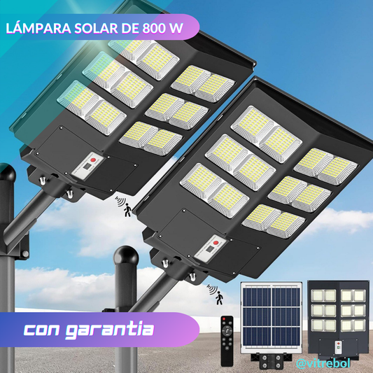 Lámpara Solar de 800 watts - Ilumina hasta 200 m2