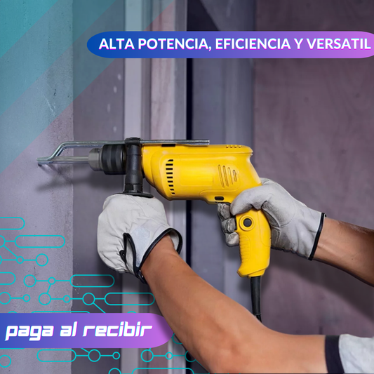 Taladro Percutor de 880W: Alta potencia y Perforaciones precisas