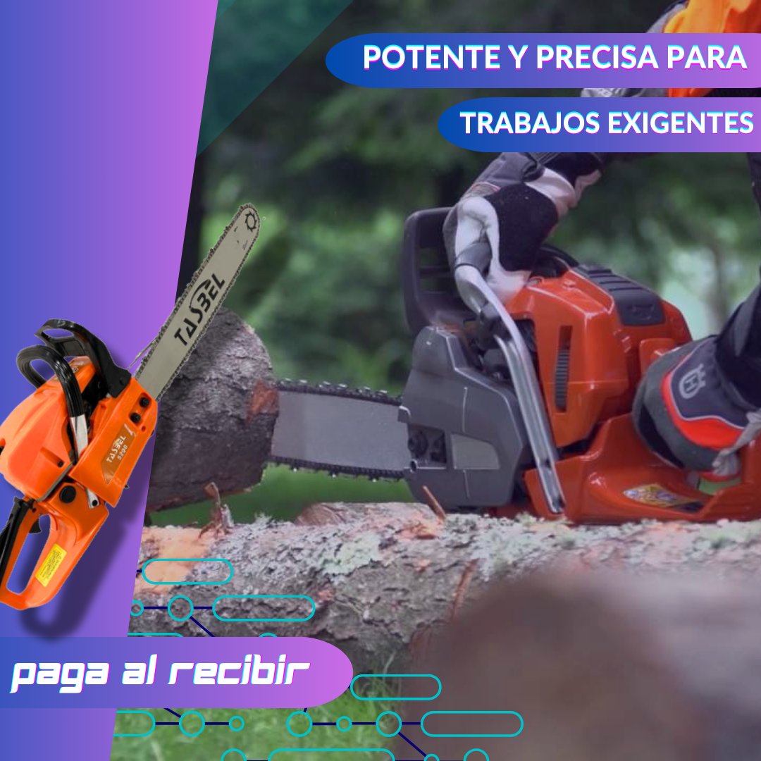 MotoSierra tasbel 5200 de 20 pulgadas dos tiempos