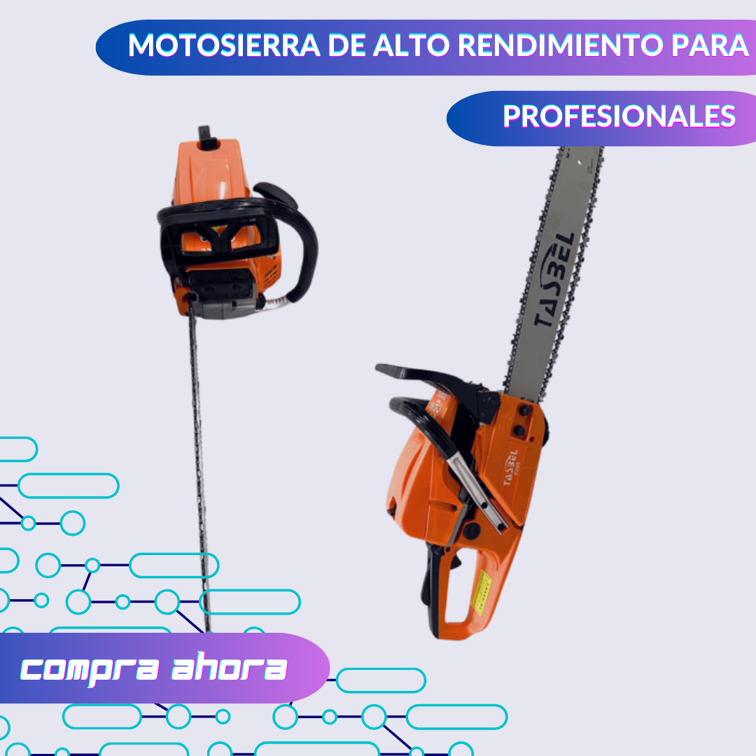 MotoSierra tasbel 5200 de 20 pulgadas dos tiempos