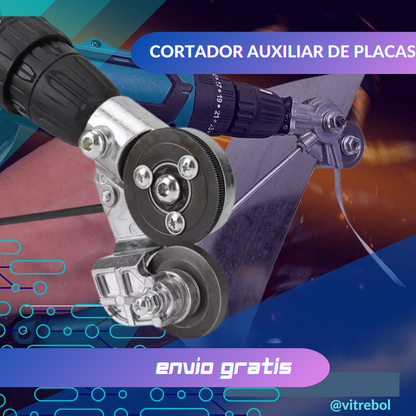 Cortador Auxiliar de Placas Metálicas: Accesorio para tu Taladro