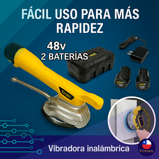 VIBRADOR DE BALDOSAS TASBEL 48V – PRECISIÓN Y POTENCIA EN TUS MANOS