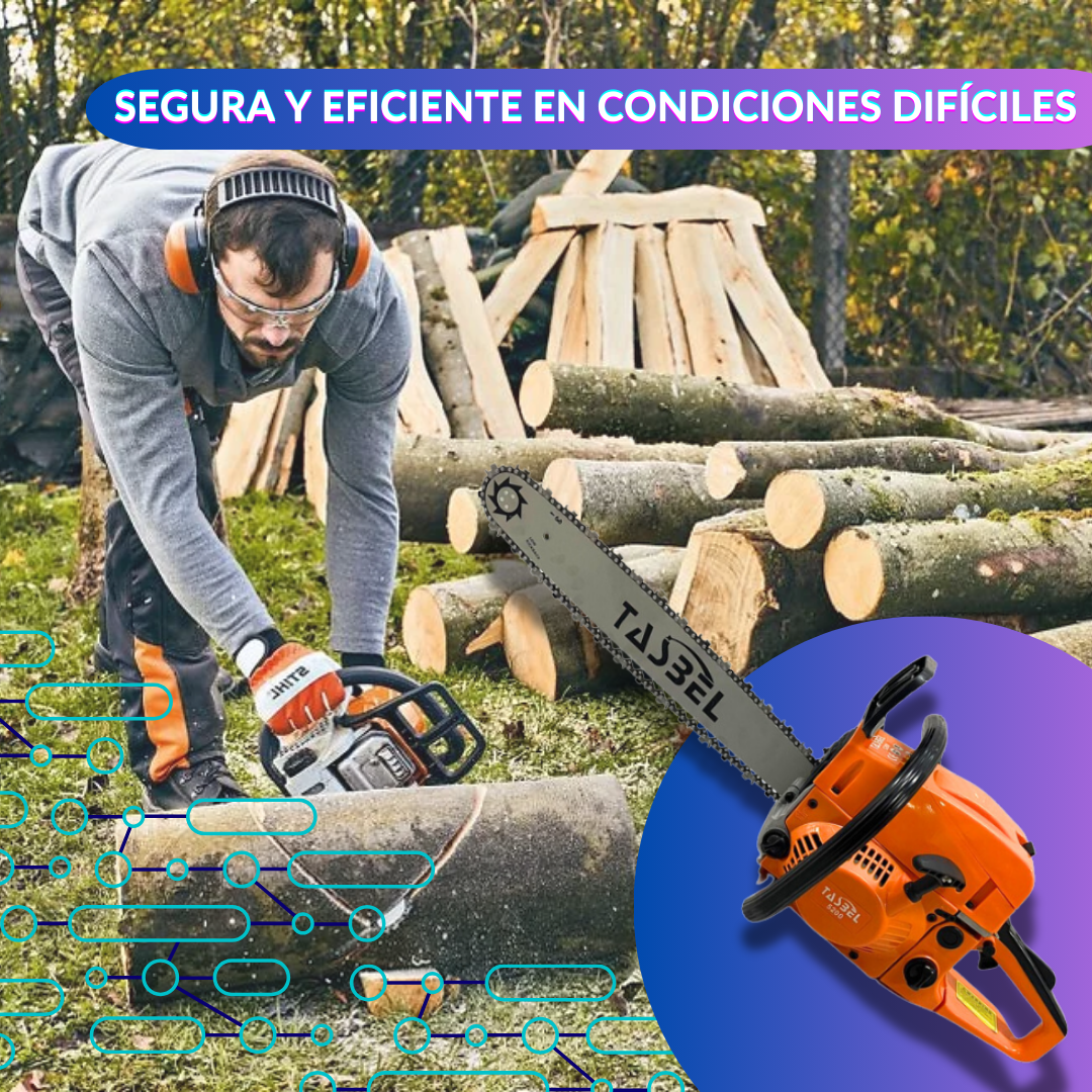 MotoSierra tasbel 5200 de 20 pulgadas dos tiempos